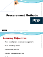 Cha Pter 6: Procurement Methods