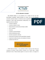 ICTUS PRODUCCIONES 2020