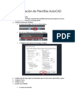 Configuración de Plantillas AutoCAD