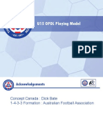 4-3-3 U-15 Model of Playing PDF