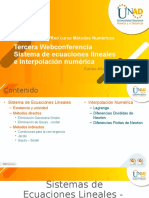 Webconferencia 03 SEL InterpolacionNumérica