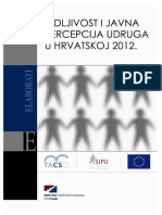 Vidljivost I Javna Percepcija Udruga PDF