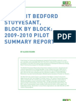 Retrofit Bedford Stuyvesant, Block by Block: 2009-2010 PILOT Summary Report