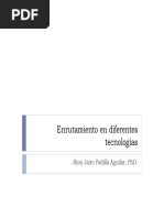 Evolución de las tecnologías de enrutamiento en redes WAN