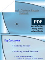 Listening To Customer Through Research