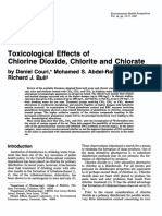 Toxicological Effects of Chlorine Dioxide, Chlorite and Chlorate (Envhper00463-0021.PDF)