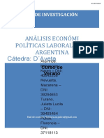 Análisis Económico de Políticas Laborales en Argentina