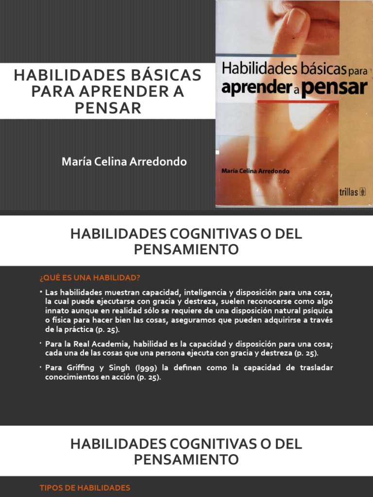 Habilidades Básicas para Aprender A Pensar | PDF | Taxonomía (biología ...