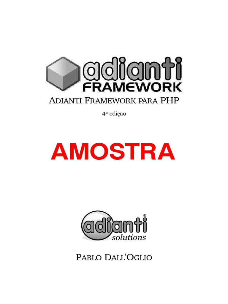 Adianti Framework para PHP: Introdução | PDF | Classe (programação de ...