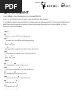 Extravagant - Bethel Music CHORDS PDF