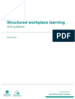 Structured Workplace Learning: QCE Guidelines