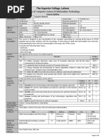 The Superior College, Lahore: Faculty of Computer Science & Information Technology