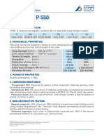 Data Sheet P 550: Technical Information