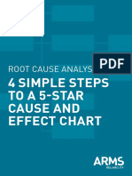 Root Cause Analysis:: 4 Simple Steps To A 5-Star Cause and Effect Chart