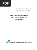 Parts Manual For F1600 1300