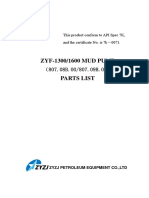 Parts Manual For F1600 1300