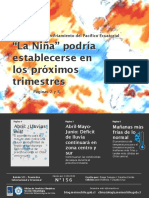 "La Niña" Podría Establecerse en Los Próximos Trimestres