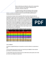 Codificacion de Colores