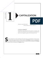 Capitalization: Lesson Summary