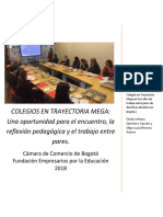 COLEGIOS EN TRAYECTORIA MEGA Una Oportunidad para El Encuentro - La Reflexión Pedagógica y El Trabajo Entre Pares VF