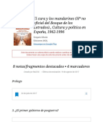 Notas de " El cura y los mandarines (Hª no oficial del Bosque de los Letrados)., Cultura y política en España, 1962-1996 "