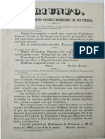 Impreso Triunfo Santos Acosta Contra Guerrilla Guasca 1862 PDF