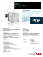 Vacuum Circuit-Breaker, Type VD4 X: Operation and Maintenance