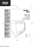 Convection Toaster Oven 31333