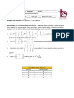 Evaluación Álgebra Lineal Tema 2