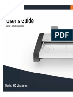 User's Guide: Wide Format Scanners