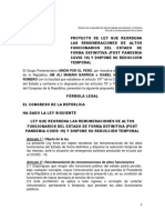 PL Ordenamiento de Remuneración de Altos Funcionarios