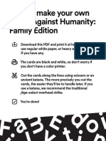 CAH Family Edition Large Print
