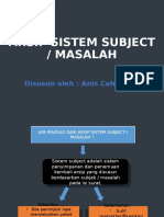 Arsip Sistem Subject Anis