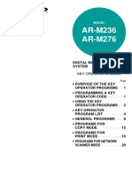 AR-M236 AR-M276: Key Operator'S Guide