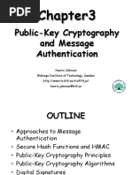 Public-Key Cryptography and Message Authentication