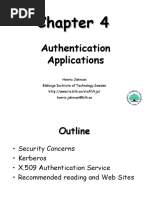 Authentication Applications: Henric Johnson Blekinge Institute of Technology, Sweden Henric - Johnson@bth - Se