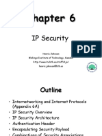 IP Security Chapter: Authentication Header and Encapsulating Security Payload