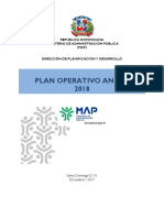 Plan Operativo Anual Map 2018 PDF