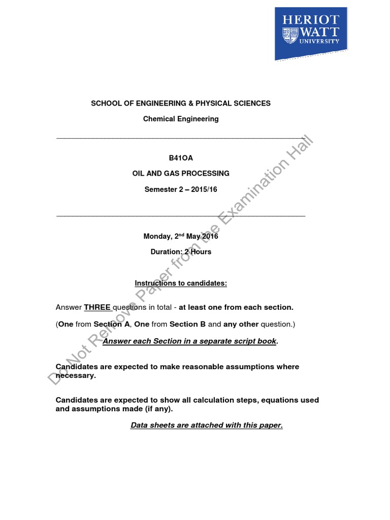 School of Engineering & Physical Sciences Chemical Engineering | PDF ...