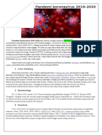 Resume Artikel Pandemi Koronavirus 2019