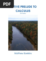 Active Prelude to Calculus