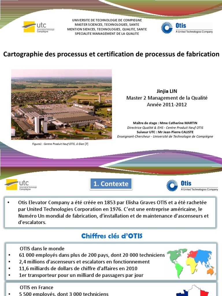 Cartographie et Certification des Processus OTIS | PDF | Management de ...