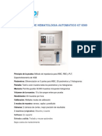 Analizador Hematologia KT-6300