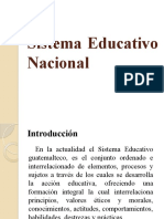 Tema 1 Sistema Educativo Nacional