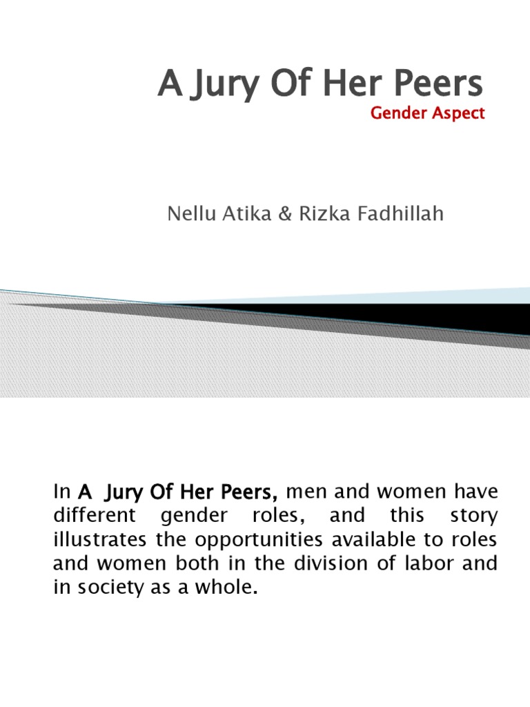 A Jury of Her Peers PDF