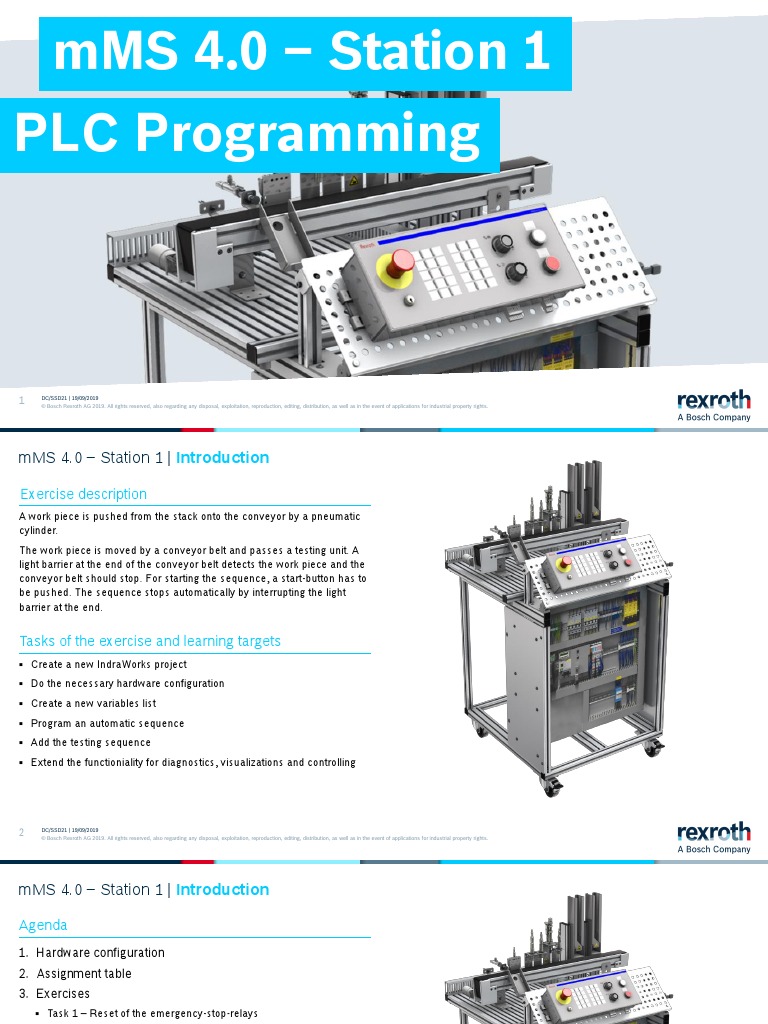 MMS 4.0 - Station 1 | PDF | Programmable Logic Controller | Computing