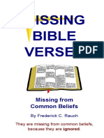 Missing Bible Verses-Missing From Common Beliefs-By Frederick C Rauch-8-2016 PDF