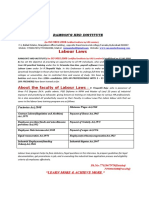 Labour Laws Brochure