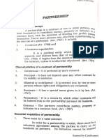Partnership Sec.1 2 Notes in Business Law