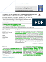 Workability and Mechanical Property Characterization of Asphalt Rubber